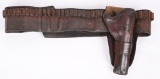 RARE 1880'S J.S. COLLINS WYO HOLSTER BELT COLT RIG