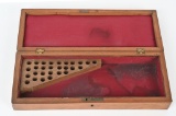 RARE MERWIN & HULBERT LG. FRAME WOOD DISPLAY CASE