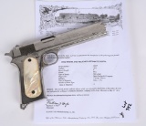 PERIOD NICKEL COLT MODEL 1902 MILITARY LONG SLIDE