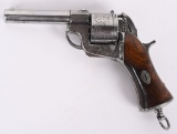 RARE SMALL FRAME RAPHAEL ENGRAVED REVOLVER