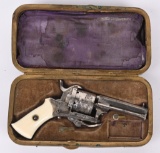 CIGAR CASED ENGRAVED LEFAUCHEUX PAT. POCKET REV.