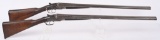 BRACE OF THOMAS BLAND SIDLEOCK 12 BORE DOUBLE GUNS