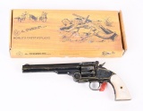 BOXED DELUXE ENGRAVED UBERTI SCHOFIELD REVOLVER