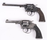 TWO PRE WAR COLT REVOLVERS