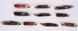 LOT OF 10 REMINGTON BULLET KNIVES