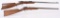 LOT 2 SINGLE SHOT 22 RIFLES