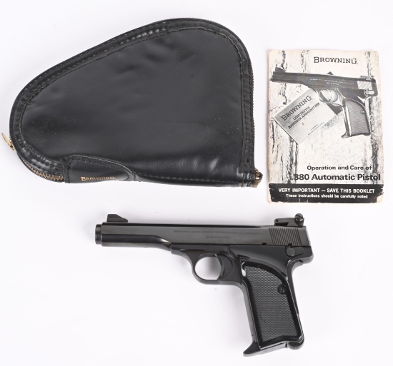 BROWNING 10/71 SEMI AUTOMATIC PISTOL WITH CASE