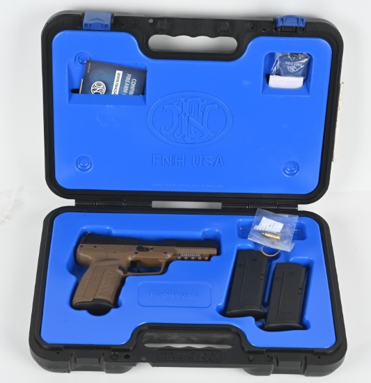 FNH FIVE-SEVEN SEMI AUTOMATIC PISTOL WITH CASE