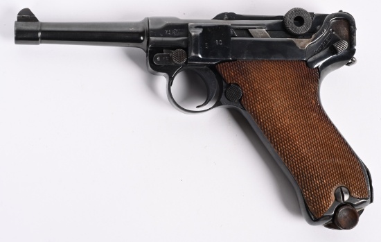 WW1 ERFURT 1918 DATED P-08 LUGER PISTOL