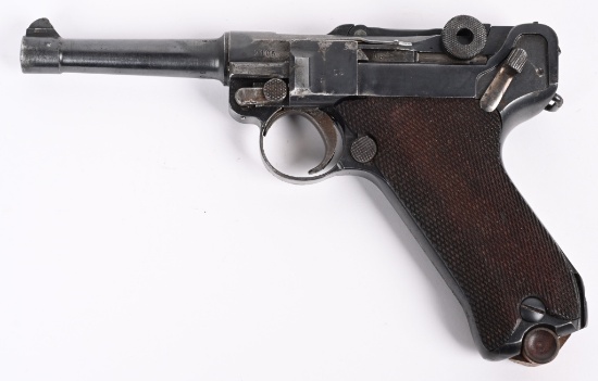 WW1 ERFURT 1916 DATED P-08 LUGER PISTOL