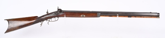 ANTIQUE CLEVELAND OHIO SIGNED PERCUSSION RIFLE
