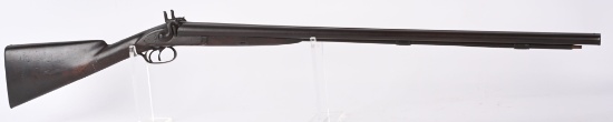 ANTIQUE PERCUSSION 12 GA DOUBLE SHOTGUN