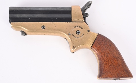 C SHARPS 1a 4 BARREL DERRINGER PISTOL
