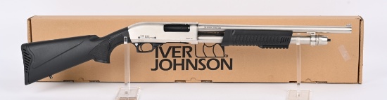 BOXED IVER JOHNSON PAS 12 SLIDE SHOTGUN
