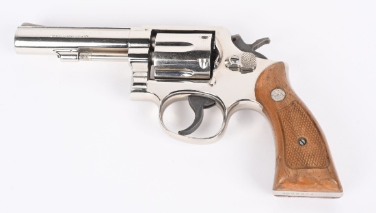 SMITH & WESSON MODEL 10-8 NICKEL HEAVY BARREL