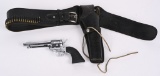 GERMAN .22 SINGLE ACTION REVOLVER WITH RIG