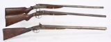 3- 12 GAUGE SHOTGUNS