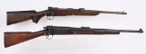 2-MILITARY SPORTERIZED RIFLES, KRAG & MAUSER