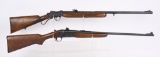 2- .22 RIFLES, MARTINI HWZ MOD 21, & SAVAGE 219E