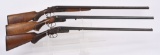 3- SXS SHOTGUNS 12 GAUGE & 20 GAUGE