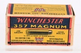 BOX WINCHESTER CA 1935-36 AMMO FOR .357 MAGNUM