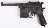 MAUSER C96 BOLO BROOMHANDLE PISTOL