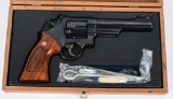 SMITH & WESSON MODEL 25-5 .45 COLT CASED REVOLVER