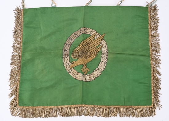 WWII 1st FALLSCHIRMJAGER DIVISIONAL TRUMPET BANNER