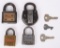 WINCHESTER LOCKS & OTHERS (4)