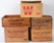LOT (4) WINCHESTER WOODEN AMMO CRATES