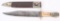 HALF ALLIGATOR HORSE BOWIE KNIFE