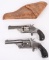 LOT (2) ANTIQUE S&W SPUR TRIGGER REVOLVERS