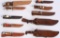 COLLECTORS LOT OF 10 WESTERN KNIVES
