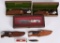 6 KNIFE COLLECTORS LOT OF WESTERN AND WESTMARK