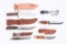 LOT OF 6 QUALITY FIXED BLADE KNIVES