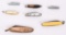 COLLECTION OF 7 MINIATURE FOLDING KNIVES