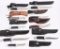COLLECTORS LOT OF 9 BUCK FIXED BLADE KNIVES