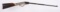 EARLY HEAVY NICKEL FRAME SPRING AIR RIFLE