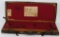 GRANT & SONS LONDON LEATHER & OAK 2-GUN CASE