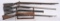 4- ANTIQUE MILITARY RIFLES and MUSKETS