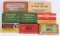 LOT (8) VINTAGE RIMFIRE BOXES AMMO