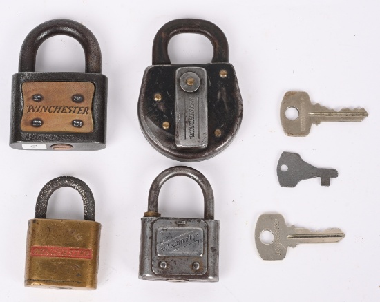 WINCHESTER LOCKS & OTHERS (4)
