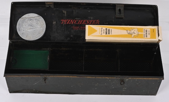 VINTAGE WINCHESTER FISHING TACKLE BOX