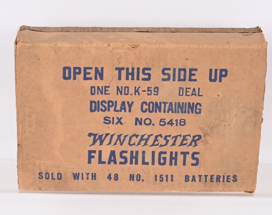 VITAGE WINCHESTER FLASHLIGHT DISPLAY