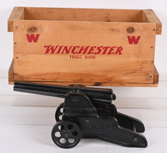 ORIGINAL CRATED WINCHESTER CANNON