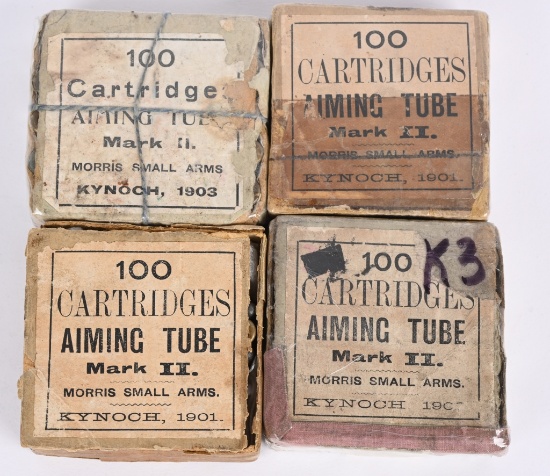 (4) BOXES KYNOCH MKII SUB CALIBER AIMING TOOL AMMO