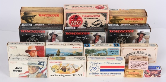 LOT (16) BOXES WINCHESTER COMM. AMMO
