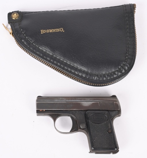 BELGIUM BABY BROWNING .25 SEMI AUTO PISTOL