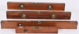 FOUR WINCHESTER WOOD LEVELS