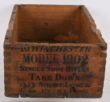 ORIGINAL WINCHESTER WOODEN SHIP CRATE